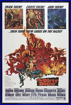 THE DIRTY DOZEN? CineMasterpieces NSS VINTAGE ORIGINAL MOVIE POSTER 1967