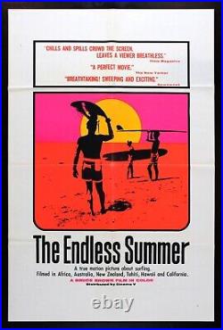 THE ENDLESS SUMMER? CineMasterpieces OCEAN BEACH SURFING MOVIE POSTER 1966