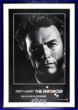 THE ENFORCER? CineMasterpieces RARE DIRTY HARRY CLINT EASTWOOD MOVIE POSTER