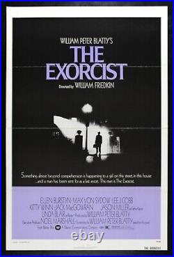 THE EXORCIST? CineMasterpieces RARE ORIGINAL MOVIE POSTER TRIFOLD HORROR 1973