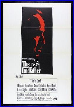 THE GODFATHER? CineMasterpieces 1972 ORIGINAL TRIFOLD RARE UK MOVIE POSTER