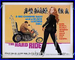 THE HARD RIDE CineMasterpieces MOTORCYCLE MOVIE POSTER 1971 BIKER BAD GIRL