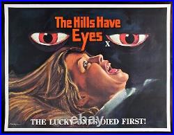 THE HILLS HAVE EYES? CineMasterpieces SCARY HORROR UK MOVIE POSTER CREEPY