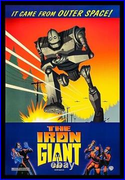 THE IRON GIANT? CineMasterpieces ADVANCE ORIGINAL MOVIE POSTER NM C9 ROLLED DS