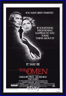 THE OMEN CineMasterpieces ORIGINAL MOVIE POSTER HORROR DAMIAN DEVIL SATAN 1976