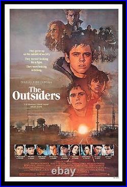 THE OUTSIDERS? CineMasterpieces VINTAGE ORIGINAL MOVIE POSTER ROLLED NM-M 1982