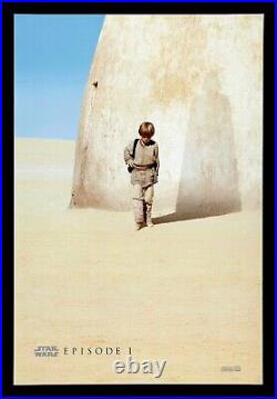 THE PHANTOM MENACE? CineMasterpieces ORIGINAL MOVIE POSTER DS STAR WARS 1999