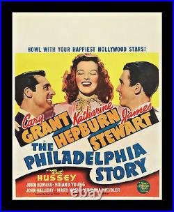 THE PHILADELPHIA STORY CineMasterpieces ORIGINAL MOVIE POSTER 1940 CARY GRANT