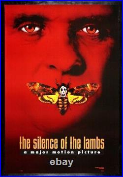 THE SILENCE OF THE LAMBS? CineMasterpieces ORIGINAL DS MOVIE POSTER 1991