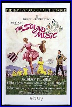 THE SOUND OF MUSIC? CineMasterpieces ORIGINAL VINTAGE MOVIE POSTER 1965
