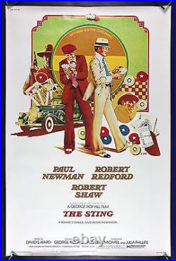 THE STING? CineMasterpieces ORIGINAL MOVIE POSTER ROBERT REDFORD PAUL NEWMAN