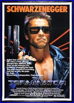 THE TERMINATOR? CineMasterpieces ORIGINAL VINTAGE MOVIE POSTER 1984