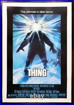 THE THING? CineMasterpieces ORIGINAL MOVIE POSTER HORROR MONSTER ALIEN 1982