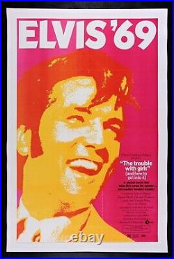 THE TROUBLE WITH GIRLS? CineMasterpieces MOVIE POSTER 1969 ELVIS 69 PRESLEY