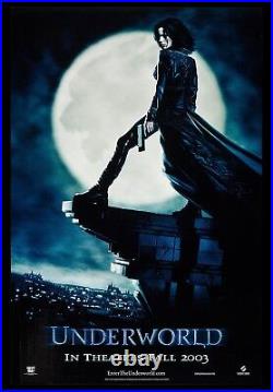 UNDERWORLD CineMasterpieces ORIGINAL MOVIE POSTER 2003 VAMPIRE WEREWOLF