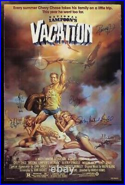 VACATION? CineMasterpieces ORIGINAL MOVIE POSTER CAST SIGNED AUTOGRAPHED 1983