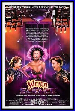 WEIRD SCIENCE? CineMasterpieces ORIGINAL ADVANCE MOVIE POSTER GEEK NERD 1985