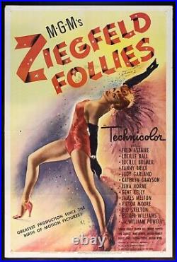 ZIEGFELD FOLLIES? CineMasterpieces ORIGINAL MOVIE POSTER LUCILLE BALL 1945